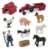 10 Stück Bauernhof-Tierfiguren, Spielzeug, realistische Produktbild-Vorschau 1