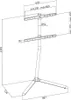 LogiLink BP0080, 124,5 cm (49"), 177,8 cm (70"), 200 x 200 Produktbild-Vorschau 2