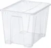 SAMLA Ikea Box mit Deckel, transparent, 39x28x28 cm/22 l Produktbild-Vorschau 1