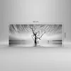 Bilder auf glas - Einteilig - Schwarzweiß Baum See - Produktbild-Vorschau 3
