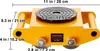 VEVOR 4x Panzerrollen 12T Transportfahrwerk 280x210x105mm Produktbild-Vorschau 8
