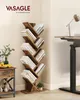 VASAGLE Standregal in Baumform, Bücherregal, 20 x 38 x Produktbild-Vorschau 3