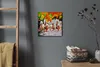 Coloray Uhr auf Leinwand 30x30 cm Wand Uhr Dekoration Produktbild-Vorschau 4