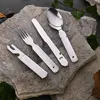 GRÄWE Campingbesteck 4-tlg. aus Edelstahl Produktbild-Vorschau 4