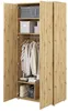 Wohnwand mit Schrankbett Bed Concept 120x200 Lenart Produktbild-Vorschau 2