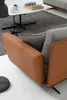 Zweisitzer Sofa 2 Sitzer Stoff Orange Modern Design Produktbild-Vorschau 4