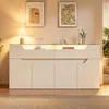 okwish Weiß Sideboard mit zwei Schubladen, Viel Stauraum, Produktbild-Vorschau 2