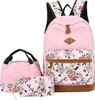 Rucksack für Damen, lässiges, leichtes Canvas-Rucksack-Set, Produktbild-Vorschau 1