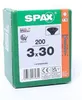 SPAX Senkkopfschraube 3x30 Vollgewinde Schwarz Produktbild-Vorschau 1