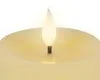 LED Kerze 7,5x20cm mit Timer - Wachs Flacker-Effekt Creme / Produktbild-Vorschau 4