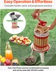SucceBuy Torchio manuale per frutta con cesto in legno, 6 Anteprima dell’immagine prodotto 4