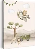 Wanddeko 50x70 cm - Kinder Bohemian - Safari - Flugzeug, Produktbild-Vorschau 1