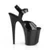 Pleaser | Sandaletten - Flamingo-808N - Schwarz - EU 38 - Produktbild-Vorschau 5