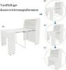 MODFU Ausziehbarer Esstisch, L52/132.5*B80*H76cm, Produktbild-Vorschau 3