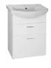 Aqualine ZERO Keramik-Waschtisch 55x43,5cm, weiß Produktbild-Vorschau 8