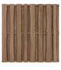Delta Bohlen-Zaun Natura braun 180x180cm Produktbild-Vorschau 9