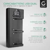 CELLONIC Caricatore Doppio NP-FM500H Smart e Veloce Anteprima dell’immagine prodotto 2