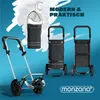 MONZANA® 3in1 Einkaufstrolley 56L bis 50 kg klappbar Produktbild-Vorschau 8
