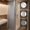 Porte de douche à volet roulant 2000 mm x 600 mm, argentée, Voir les images du produit 2