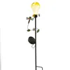 LED Solar Gartenstecker Glühbirne mit Libelle - 5 warmweiße Produktbild-Vorschau 2