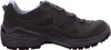 A side view of a single hiking shoe. Voir les images du produit