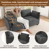 Canapé 2 places Merax, design moderne, modèle loveseat avec Voir les images du produit 5