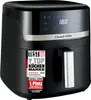 A black Russell Hobbs air fryer is shown from the front-left angle. Produktbild-Vorschau