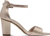 Tamaris Damen Sandalette Metallic Fesselriemen Blockabsatz Produktbild-Vorschau 5
