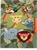TT Home Kinderzimmer Teppich Dschungel Zoo Tiere Giraffe Produktbild-Vorschau 5
