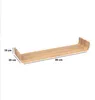 Wandregal/Bucherregal Fixy - braun - Lamellen Holzoptik - Produktbild-Vorschau 4