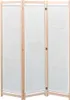 divisorio 3 pezzi crema 120 x 170 x 4 cm tessuto Anteprima dell’immagine prodotto 5
