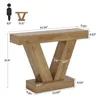 Tribesigns Table console 105 cm, avec pieds en V, pour le Voir les images du produit 2