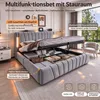 Polsterbett 180x200 cm mit hydraulischem Stauraum, Produktbild-Vorschau 8