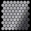 Mosaik Fliese massiv Metall Edelstahl marine hochglanz grau Produktbild-Vorschau 10
