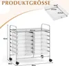 Wózek COSTWAY z 12 szufladami do sztaplowania, wózek z Podgląd zdjęcia produktu 2