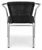 Aga Gartenstuhl RATAN Silber/Schwarz Produktbild-Vorschau 2