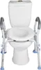 Siège de toilettes surélevé avec accoudoirs, capacité de Voir les images du produit 9