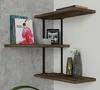 Skye Decor, Frisbi, półki ścienne, orzech, płyta wiórowa Podgląd zdjęcia produktu 1