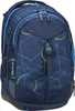 A blue backpack with a geometric pattern. Produktbild-Vorschau