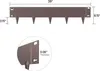 SucceBuy Rasenkante 5er-Set Beeteinfassung Beetumrandung Produktbild-Vorschau 7