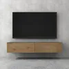 doporro Mobile Porta TV Sospeso 160 cm con 2 Ante Antracite Anteprima dell’immagine prodotto 1