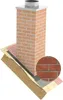 Furado F Stülpkopf 150cm Klinkeroptik Rot Innenmaß 24x24cm Produktbild-Vorschau 1