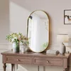 ProximaX Ovaler Wandspiegel 75 x 50 cm Gold, Badspiegel mit Produktbild-Vorschau 12