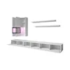 A set of white modular wall cabinets and shelves against a white background. Náhled obrázku produktu