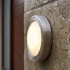 Außenleuchte Messing massiv rund Ø 14 cm IP64 G9 Maritim Produktbild-Vorschau 1