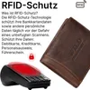 Jennifer Jones Leather Herren Geldbörse, Echtleder, Braun, Produktbild-Vorschau 8