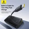 Baseus Bipow 2  Power Bank USB-C Kabel 20000mah 20W Schwarz Produktbild-Vorschau 2