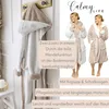 CalmyLIFE Bademantel Damen flauschig Morgenmantel - mit Produktbild-Vorschau 8