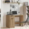 vidaXL Schreibtisch Artisan-Eiche 100x50x75 cm Produktbild-Vorschau 3