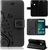 Xiaomi Handy Tasche Handyhülle Schutz Hülle Blumen Flip Produktbild-Vorschau 1